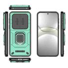 For Huawei Mate 70 5G Sliding Camshield TPU + PC Shockproof Phone Case with Holder(Green) - 3