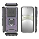 For Huawei Mate 70 5G Sliding Camshield TPU + PC Shockproof Phone Case with Holder(Purple) - 3