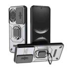 For Huawei nova 14 5G Sliding Camshield TPU + PC Shockproof Phone Case with Holder(Grey) - 1