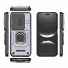For Huawei nova 14 Ultra 5G Sliding Camshield TPU + PC Shockproof Phone Case with Holder(Grey) - 3