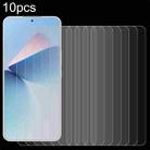 For Meizu 21 Note 10pcs 0.26mm 9H 2.5D Tempered Glass Film - 1