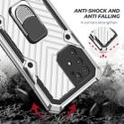 For Samsung Galaxy A91 Cool Armor PC + TPU Shockproof Case with 360 Degree Rotation Ring Holder(Silver) - 6
