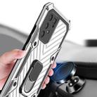For Samsung Galaxy A91 Cool Armor PC + TPU Shockproof Case with 360 Degree Rotation Ring Holder(Silver) - 7