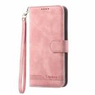 For iPhone 16 Pro Max Dierfeng Dream Line TPU + PU Leather Phone Case(Pink) - 2