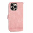 For iPhone 16 Pro Max Dierfeng Dream Line TPU + PU Leather Phone Case(Pink) - 3