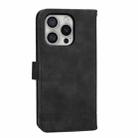 For iPhone 16 Pro Dierfeng Dream Line TPU + PU Leather Phone Case(Black) - 3