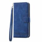 For iPhone 16 Pro Dierfeng Dream Line TPU + PU Leather Phone Case(Blue) - 2