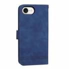 For iPhone SE 2024 Dierfeng Dream Line TPU + PU Leather Phone Case(Blue) - 3