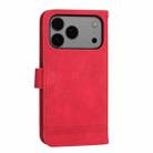 For iPhone 17 Pro Max Dierfeng Dream Line TPU Hybrid PU Leather Phone Case(Red) - 3