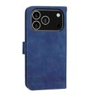 For iPhone 17 Pro Dierfeng Dream Line TPU Hybrid PU Leather Phone Case(Blue) - 3