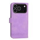 For iPhone 17 Pro Dierfeng Dream Line TPU Hybrid PU Leather Phone Case(Purple) - 3