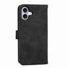 For iPhone 17 Dierfeng Dream Line TPU Hybrid PU Leather Phone Case(Black) - 3