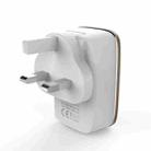 LDNIO A2204 2 in 1 12W Dual USB Interface Travel Charger Mobile Phone Charger with Micro USB Data Cable, UK Plug - 1