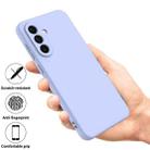 For Samsung Galaxy A36 Pure Color Liquid Silicone Shockproof Full Coverage Phone Case(Purple) - 2