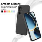 For Samsung Galaxy A17 4G Solid Color Liquid Silicone Dropproof Full Coverage Phone Case(Black) - 3