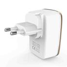 LDNIO A3304 17W 3 USB Interfaces Travel Charger Mobile Phone Charger, EU Plug - 1