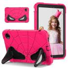 For Samsung Galaxy Tab A9 Spider Silicone Hybrid PC Shockproof Tablet Case(Strawberry Black) - 1