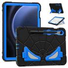 For Samsung Galaxy S9 FE / S8 / S7 Spider Silicone Hybrid PC Shockproof Tablet Case(Black Blue) - 1