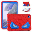 For Samsung Galaxy Tab A7 Lite T220 Spider Silicone Hybrid PC Shockproof Tablet Case(Red Blue) - 1