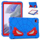 For Samsung Galaxy Tab A7 Lite T220 Spider Silicone Hybrid PC Shockproof Tablet Case(Blue Red) - 1