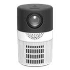 T400 3000 Lumens LED Mini Projector Support Wifi Screen Mirroring, Plug Type:AU Plug(Black White) - 1