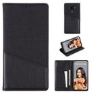 For Huawei Nova 5i Pro MUXMA MX109 Horizontal Flip Leather Case with Holder & Card Slot & Wallet(Black) - 1