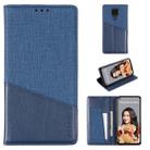 For Huawei Nova 5i Pro MUXMA MX109 Horizontal Flip Leather Case with Holder & Card Slot & Wallet(Blue) - 1