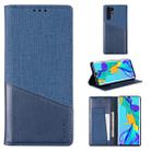 For Huawei P30 Pro MUXMA MX109 Horizontal Flip Leather Case with Holder & Card Slot & Wallet(Blue) - 1