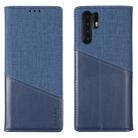 For Huawei P30 Pro MUXMA MX109 Horizontal Flip Leather Case with Holder & Card Slot & Wallet(Blue) - 2