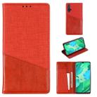 For Huawei Nova 5 Pro MUXMA MX109 Horizontal Flip Leather Case with Holder & Card Slot & Wallet(Red) - 1