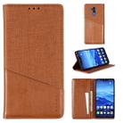 For Huawei Mate 20 Lite MUXMA MX109 Horizontal Flip Leather Case with Holder & Card Slot & Wallet(Brown) - 1