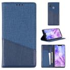 For Huawei Nova 3 MUXMA MX109 Horizontal Flip Leather Case with Holder & Card Slot & Wallet(Blue) - 1