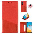 For Huawei P40 MUXMA MX109 Horizontal Flip Leather Case with Holder & Card Slot & Wallet(Red) - 1