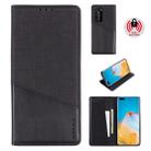 For Huawei P40 Pro MUXMA MX109 Horizontal Flip Leather Case with Holder & Card Slot & Wallet(Black) - 1