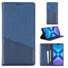 For Huawei Honor 8X MUXMA MX109 Horizontal Flip Leather Case with Holder & Card Slot & Wallet(Blue) - 1