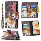 For LG K61 Colored Drawing Pattern Zipper Horizontal Flip Leather Case with Holder & Card Slots & Wallet(Flower Elephants) - 1