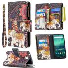 For Nokia 1.3 Colored Drawing Pattern Zipper Horizontal Flip Leather Case with Holder & Card Slots & Wallet(Flower Elephants) - 1