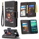 For Nokia 1.3 Colored Drawing Pattern Zipper Horizontal Flip Leather Case with Holder & Card Slots & Wallet(Bear) - 1