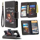 For Nokia 5.3 Colored Drawing Pattern Zipper Horizontal Flip Leather Case with Holder & Card Slots & Wallet(Bear) - 1