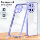For Realme 11 3 in 1 Clear TPU Color PC Frame Phone Case(Purple) - 2