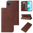 For Wiko T3 Magnetic Closure Leather Phone Case(Brown) - 1