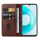 For Wiko T3 Magnetic Closure Leather Phone Case(Brown) - 3