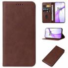 For OnePlus Ace 3V Magnetic Closure Leather Phone Case(Brown) - 1