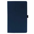 For TCL NxtPaper 11 2-Folding Magnetic Shockproof Leather Tablet Case(Dark Blue) - 1