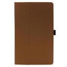 For TCL NxtPaper 11 2-Folding Magnetic Shockproof Leather Tablet Case(Brown) - 1