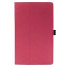 For TCL NxtPaper 11 2-Folding Magnetic Shockproof Leather Tablet Case(Red) - 1