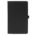 For TCL NxtPaper 11 2-Folding Magnetic Shockproof Leather Tablet Case(Black) - 1