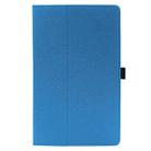 For TCL NxtPaper 11 2-Folding Magnetic Shockproof Leather Tablet Case(Light Blue) - 1