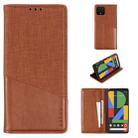 For Google Pixel 4 MUXMA MX109 Horizontal Flip Leather Case with Holder & Card Slot & Wallet(Brown) - 1