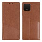 For Google Pixel 4 MUXMA MX109 Horizontal Flip Leather Case with Holder & Card Slot & Wallet(Brown) - 2